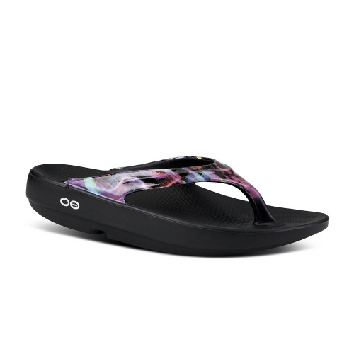 OOFOS Women's OOlala Limited - Neon Rose - 1403/NeonRose - Angle