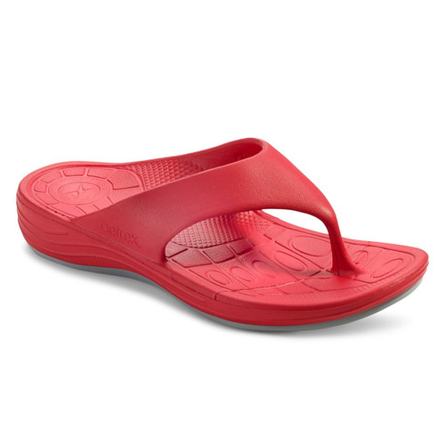 Aetrex Men's Maui Flips - Red - L3300/RED - Main Image