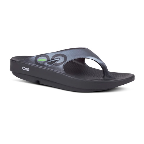 OOFOS Men's OOriginal Sport Sandal - 1001/Graphite - Angle