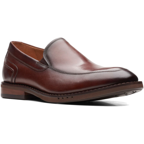 Clarks Men's Un Hugh Step - Brown Leather - 26169020 - 