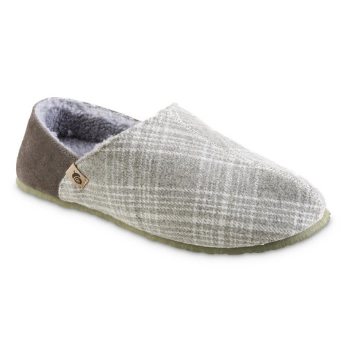 Acorn Men’s Algae-Infused Parker Slippers - Gray - 20158/GRY - Angle