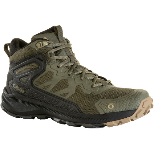 Oboz Footwear Men's Katabatic Mid Waterproof - Evergreen - 46001/Evergreen - Angle