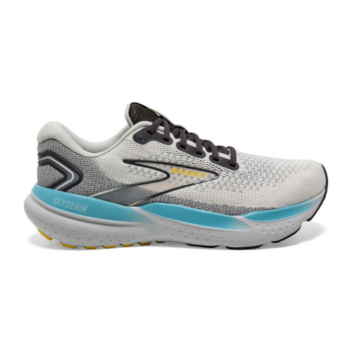 Brooks Men's Glycerin 21 - Coconut / Forged Iron / Yellow - 110419-184 - Profile