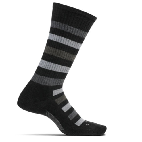 Feetures Men's Everyday Atherton Crew Socks - Charcoal