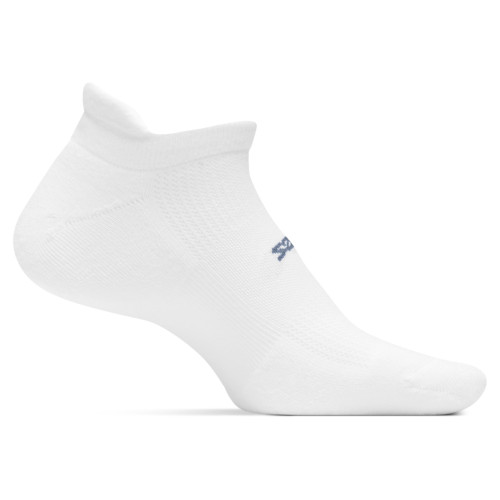 Feetures High Performance Ultra Light No Show Tab Sock - White - FA5500