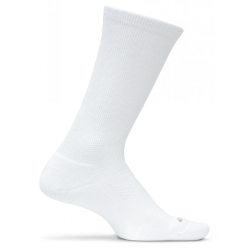Feetures Therapeutic Cushion Crew Socks - White - F100300
