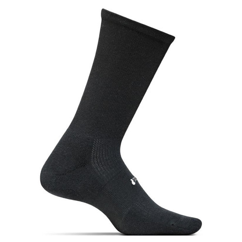Feetures Cushion Crew Socks - Black - FA1001 - Main Image