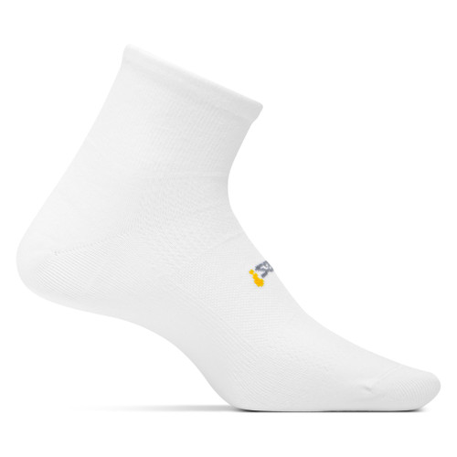 Feetures High Performance Ultra Light Cushion Quarter Socks - White (FA2500) 
