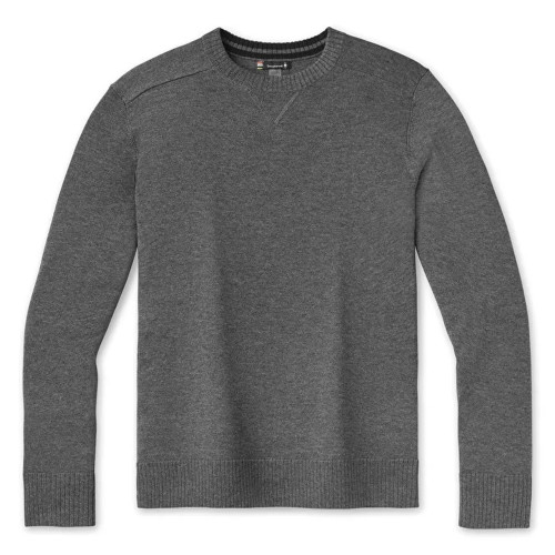 Smartwool Men's Sparwood Crew Sweater - Medium Grey Heather - SW016426-084 - Profile