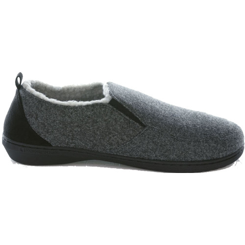 PowerStep Men's Twin-Gore Slippers - Charcoal - Twingore/CHAR - Profile