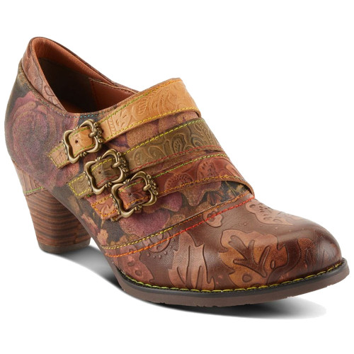 Spring Step L'Artiste Women's Graphic - Brown Multi - Graphic-BRM - Angle