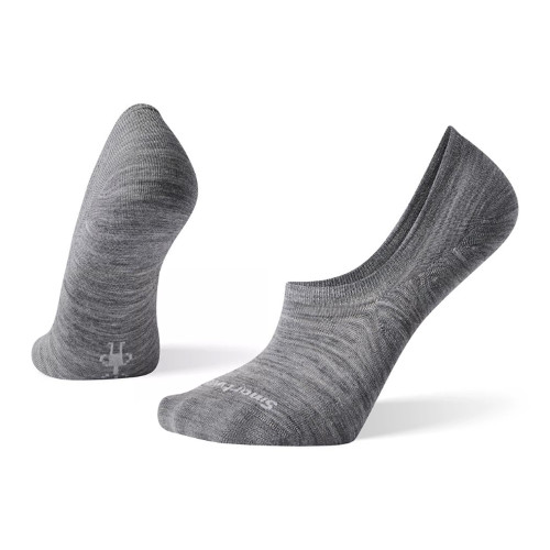 Smartwool Men's Sneaker No Show Socks - Medium Gray - Angle